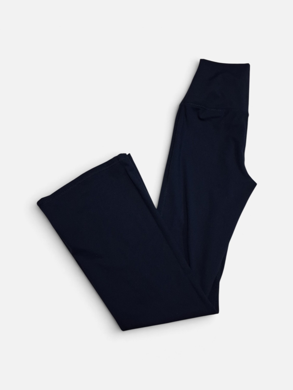 Yogalicious Women's Navy High-Waist Flare Leggings Small